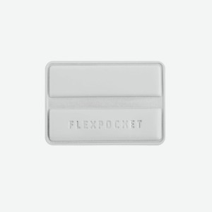 FLEXPOCKET Комплект из 3-х магнитных закладок из экокожи, Белый