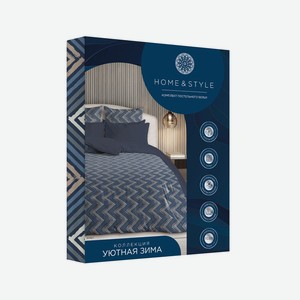 КПБ Home&Style Sweet touch, н70х70, сатин, 1,5 сп