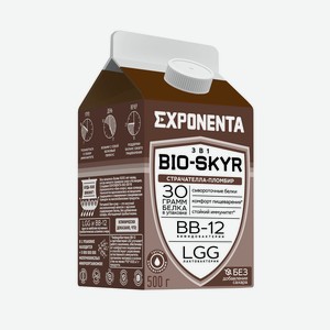 БЗМЖ Напиток к/м Exponenta Bio-Skir 3 в 1 страчателла/пломби