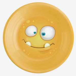 Тарелка детская глубокая «Пластишка» с декором Монстры, 185 мм