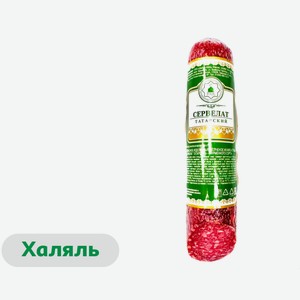 Колбаса сырокопченая «Шельф» Сервелат Татарский с курицей халяль, ~ 400 г цена за 100 г