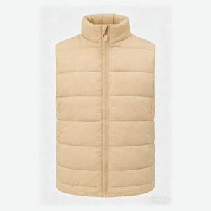Жилетка для мальчика InExtenso утепленная бежевая, р 3-14