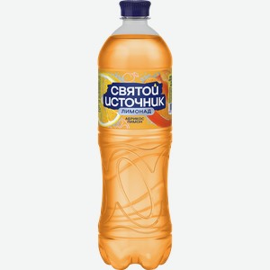 Лимонад СВЯТОЙ ИСТОЧНИК Абрикос-лимон, газированный, 1л
