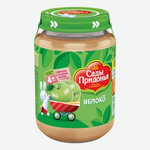 Пюре фруктовое Сады Придонья яблоко с 4 месяцев, 170 г