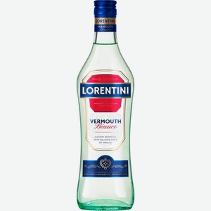 Напиток алкогольный плодовый Lorentini Bianco вермут полусладкий 12% 1л