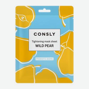 Тканевая маска для проблемной и жирной кожи с экстрактом дикой груши Consly 25мл