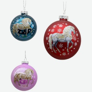 Шар ёлочный Символ Года в ассортименте, 8см