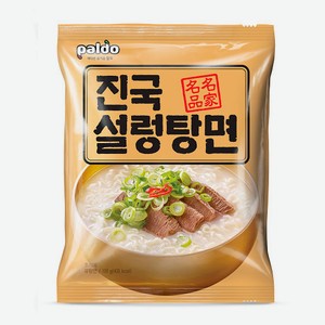 Лапша быстрого приготовления Paldo Солонтан со вкусом говядины Корея, 102 г