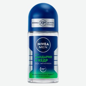 Дезодорант-антиперспирант шариковый NIVEA MEN Мандарин и кедр Германия, 50 мл