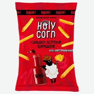 Снеки кукурузные Holy Corn со вкусом барбекю, 30 г