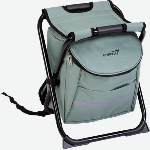 Стул-рюкзак складной ACTIWELL 35х28х40см, с термосумкой, Арт. OC00579