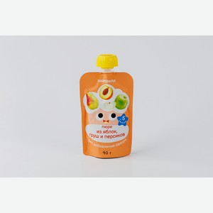 Пюре из яблок, груш и персиков, 90 г 90 г