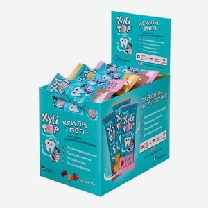 Леденцы на палочке miradent Xylipop без сахара со вкусом ассорти 50шт