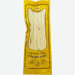 Сыр Рассольный Сыродел, Сибирский, Спагетти Соломка, 25%, 100 Г