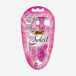 Станки для бритья  Miss Soleil , BIC, для женщин, 2 шт.