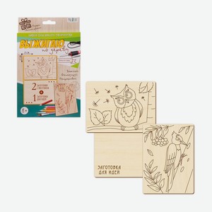 Набор для творчества  Выжигаю по дереву , 3 заготовки, в ассортименте