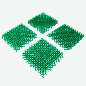 Коврик  Травка  12*12 см, 4шт