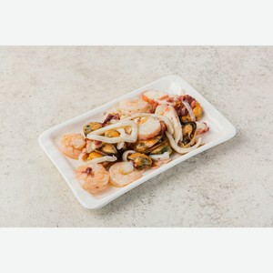 Коктейль из морепродуктов в масле, вес, 1 кг