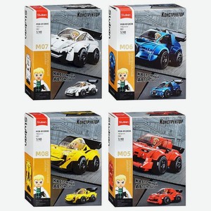 Конструктор Sluban Кастомный Автомобиль Суперкар 1 шт. цвет в ассортименте