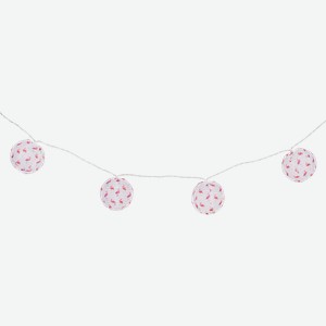 Гирлянда садовая на солнечной батарее GIARDINO CLUB Бумажные фонарики 2м, Арт. 772911