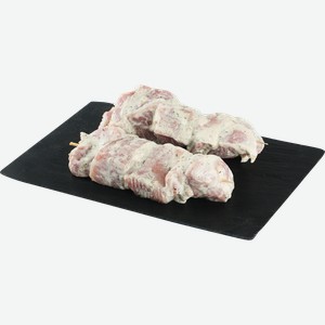 Шашлык из свиного окорока ЛЕНТА FRESH в кефире, , в вакуумной упаковке