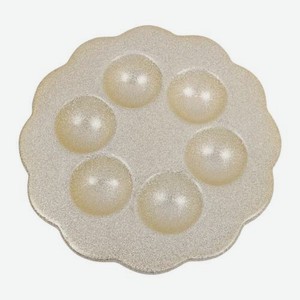 Керамическая тарелка-подставка для яиц 22см