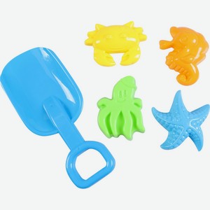 Набор игровой BIGGA Лопатка, 4 формочки для песка 2201Q0072, Китай