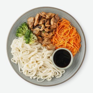 Удон с курицей и овощами, кг