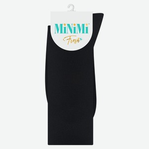 Носки женские MINIMI FRESH 4103 высокая резинка черные, р 35-38