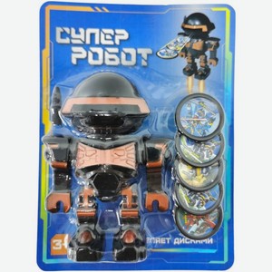 Набор игрушка Супер Робот с дисками 1шт., 1 шт