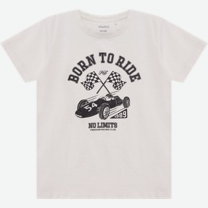 Футболка детская INWIN Kids, цвет молочный с черным, Арт. CTSS2209