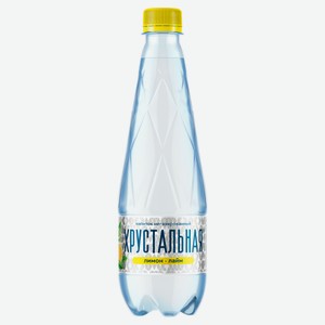 Напиток негазированный «Хрустальная» со вкусом лимона и лайма, 500 мл