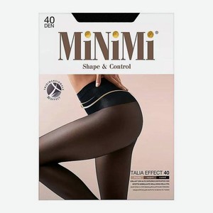 Женские колготки черные 40 den р.5 Minimi Talia Effect