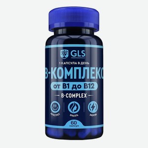 GLS PHARMACEUTICALS БАД к пище  B-комплекс , 60 шт.