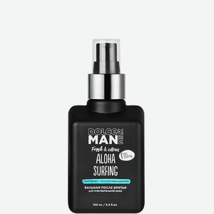 DOLCE MILK Бальзам после бритья для чувствительной кожи Aloha Surfing Man, 100 мл