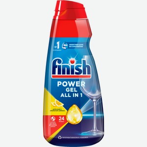 Жидкое средство для посудомойки Finish All in 1 лимон