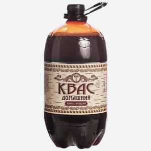 Квас Лысковский ПЗ Домашний фильтрованный пастеризованный 1.5л, 1.5 л