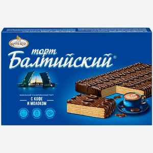 Торт Крупской Балтийский вафельный, 320г, 320 г