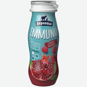 Продукт кисломолочный Верховбе Иммуно с гранатом и малиной 2%, 90мл