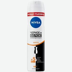 Антиперспирант Nivea Черное и белое Extra спрей 150мл