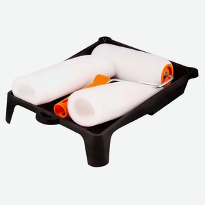 Набор «Шабашка» валик поролоновый 180 мм + ванночка + 2 шубки