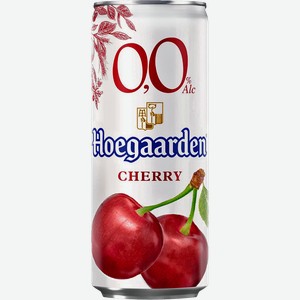 Пивной напиток Hoegaarden Вишня, нефильтрованный, безалкогольный 330 мл
