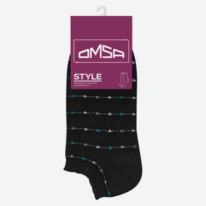 Носки женские Omsa Style Укороченные черные, р. 35-38