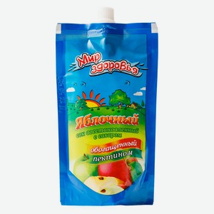 Сок «Мир Здоровья» яблочный обогащенный пектином, 200 мл