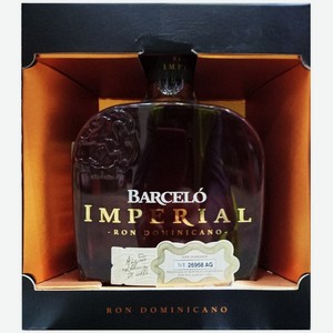 Ром Barcelo Империал выдержанный 38% в подарочной упаковке, 700мл, 700 мл