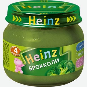 Пюре Heinz из брокколи с 4 месяцев 80г, 80 г