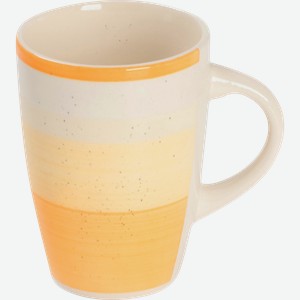 Кружка ДОЛЯНА А-ля Прима 13х9х10,5см, оранжевый, 360мл