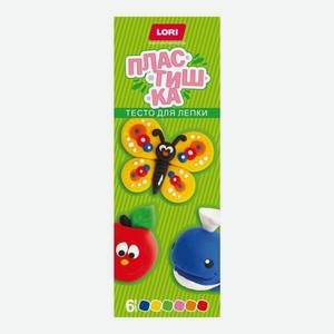 Тесто для лепки LORI(колорит) 6 цв.