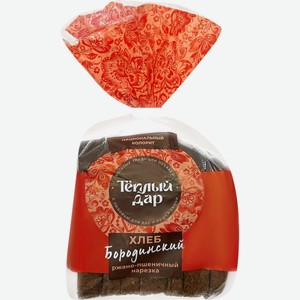 Хлеб ТЕПЛЫЙ ДАР Бородинский нар, Россия, 350 г