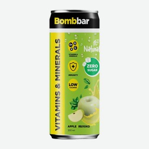 Напиток Bombbar Лимонад со вкусом яблока 330мл